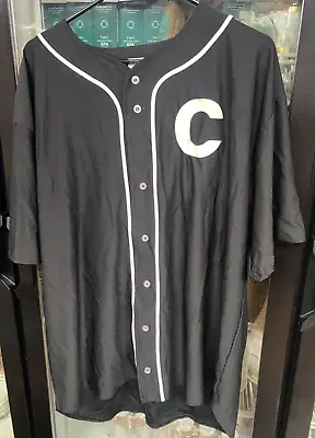 Unisex Baseball Shirt Softball Black/White Button Up ExecutiveSalesTeam Jersey • $10.99