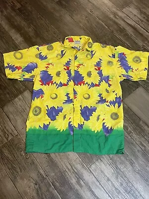 Crazy Rare Versace Sports Button Up 100% Cotton Shirt Made In Italy • $294