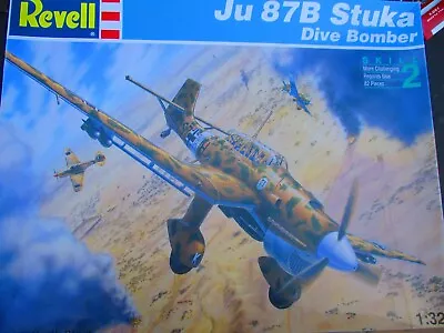 Ju 87B STUKA Dive Bomber WWII REVELL 4661 1/32 1994 Issue WWII Bag Sealed • $40