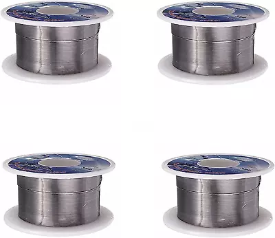 4Pcs IMC Solid Solder 0.3Mm Dia Flux Core 63% Tin 37% Lead Long Wire Reel (0.3Mm • $17.39
