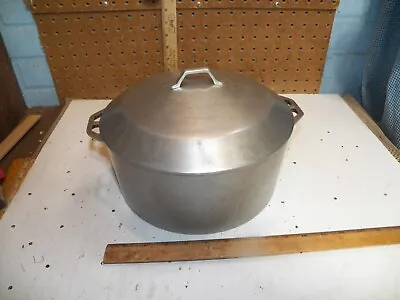 Vintage SUPER MAID COOKWARE 4 Quart Aluminum Dutch Roaster W/ Lid • $19.99