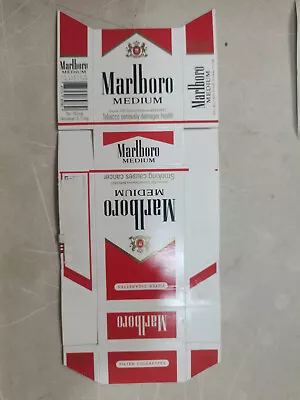 Opened Empty Cigarette Hard Pack--84 Mm-UK-Marlboro • $1.50