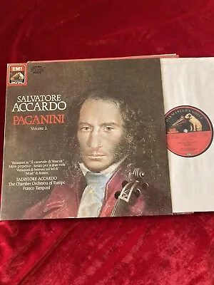 Paganini / Salvatore Accardo - Volume 1 (EMI 270062-1) • £10