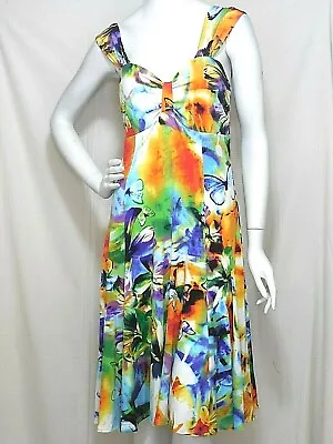  Sublimation Travel Knit Sun Dress (pretty Woman)     Lrg   Mardi Gras • $54.95