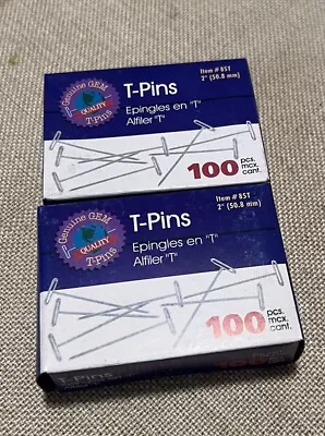 T Pins 2 Inch Sewing Pins Stainless Steel. 200 Pcs. Brand New • $13.49