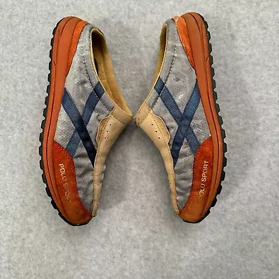 $13.95 • Buy Polo Sport Ralph Lauren X-67 Slip On Shoes Szie 6.5 Multicolor Suede Womens 