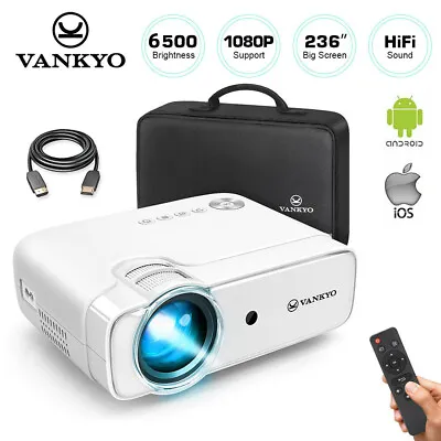 VANKYO 1080P HD Mini Video LED Movie Projector HiFi Home Theater Cinema HDMI USB • $33.59