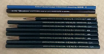 LOT Of Vintage Drawing Pencils Venus Hardtmuth Eagle USA • $8.99