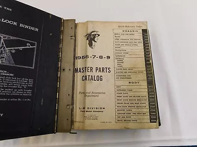 OEM 1956 1959 Mercury Master Parts Book Catalog Monterey Montclair 1957 1958 • $259