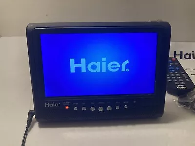 Haier Portable 7  Digital LCD TV Power Cord Remote A/V Monitor Antenna • $45