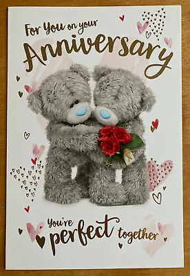 'You’re Perfect Together’  Me To You Anniversary Card - Tatty Bear - 9 X6  • £2.50