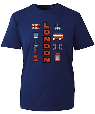 London England Unisex T-Shirt Union Jack Great Britain Souvenir Trendy Gift Top • £8.99