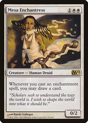 Mesa Enchantress Magic 2012 / M12 NM White Rare MAGIC GATHERING CARD ABUGames • $1.45