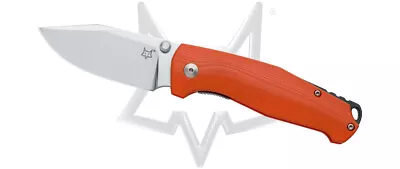 Fox Knives Tur Liner Lock FX-523 OR N690Co Stainless Steel Orange G10 • $163.24