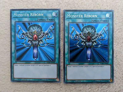 Yu-Gi-Oh! 2x Monster Reborn BLRR-EN046 - Secret Rare • £7