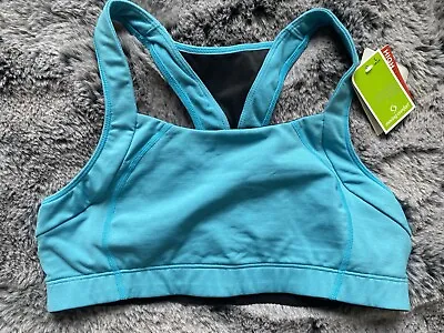 Moving Comfort Women’s Chill Out Sports Bra Artic Blue Large 36AB-38A • $15