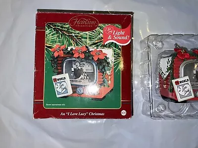 HEIRLOOM COLLECTION AN I LOVE LUCY CHRISTMAS CHRISTMAS ORNAMENT Read Ad • $30