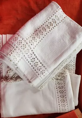 £38.50 • Buy French Vintage Tablecloths Linen Homespun