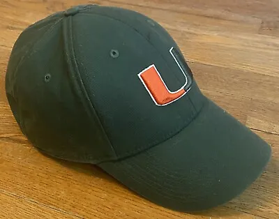 University Of Miami Hurricanes Nike Fitted Hat Cap Embroidered Logo One Size • $15