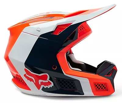 Fox Racing V3 RS Efekt MX Offroad Helmet Fluo Orange • $301.45