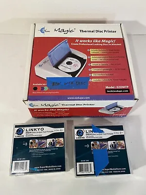 $74.99 • Buy EZ DUPE Magic Thermal Disc Printer With New Blank Discs! New And Unused In Box