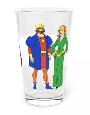 King Randor & Queen Marlena Pint Glass 16oz - He-Man - Eternia Royalty - MOTU • $21.99