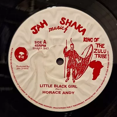 Horace Andy - Little Black Girl RE Jah Shaka Music 12  Vinyl Record VG++ • £50