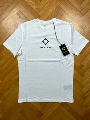£35.99 • Buy MA Strum T Shirt SS 1 Col Compass Print Tee - Optic White