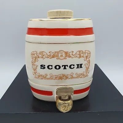 12cm WADE ROYAL VICTORIA ENGLAND POTTERY SCOTCH WHISKEY SPIRIT BOTTLE DECANTER • £9.49