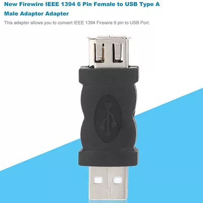 Firewire IEEE ABS Extension Adapter Durable USB To 1394 Pin Accessories • £6.46