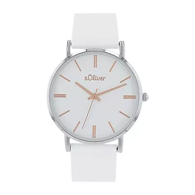 S.oliver Ladies Watch Wristwatch Silicone 2038372 • $55.93