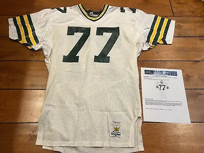 RARE 1980's Green Bay Packers Game Worn Used MacGregor Sand Knit Jersey LOA • $229.99