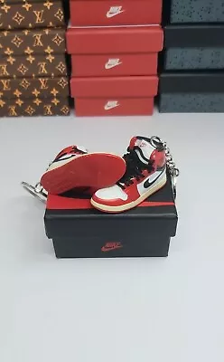 Mini Sneaker Nike Air Jordan 1 KO Chicago Keychain + Shoebox • $22