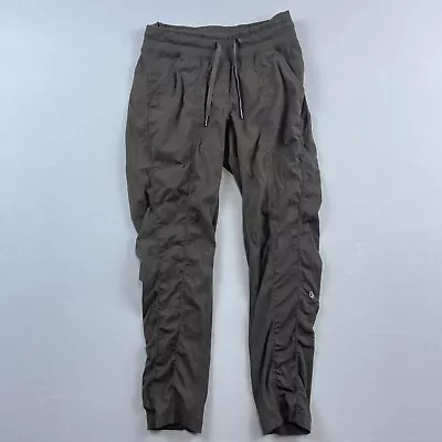 Lululemon Dance Studio Pants Size 6 Joggers Brown Sweatpants Gym 26” Length • £28.50