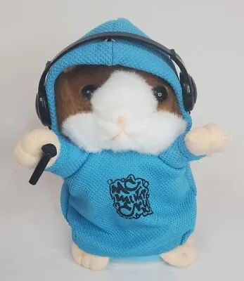 Talking Hamster Battery Operated MC Mimicry Toy Qrooper Blue Hoodie No Power • $11.99