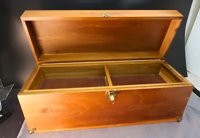 Handcrafted Solid Oak Chest 1970 - Tool Storage - Family Heritage Gift Idea • $124.99