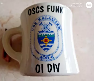 Victor White Oscs Funk Oi Div Uss Kalamazoo Aor-6 Coffee Mug/cup • $33.34