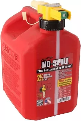 No-Spill 1405 2-1/2-Gallon Poly Gas Can(can Not Be Delivered To CA State) • $27.88