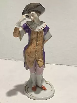 Antique German Porcelain Figurine Of An Italian Doctor • $150