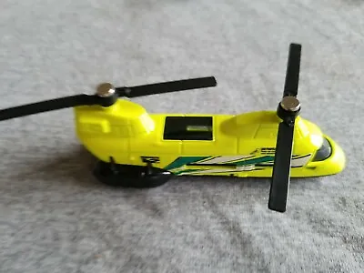 2011 Matchbox Skybusters ARCTIC TRANSPORT HELICOPTER Yellow LOOSE  • $15