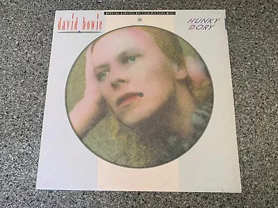 David Bowie Hunky Dory PICTURE DISC Excellent Original UK LP • £4.99