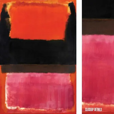 26W X40H  NO. 61 RED BROWN BLACK ORANGE 1952 By MARK ROTHKO CHOICES Of CANVAS • £274.94
