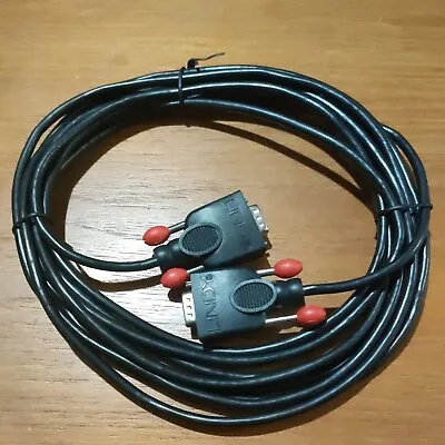 £5 • Buy LINDY 5m VGA To VGA Male To Male Cable Computer/Laptop To Monitor/TV/Projector