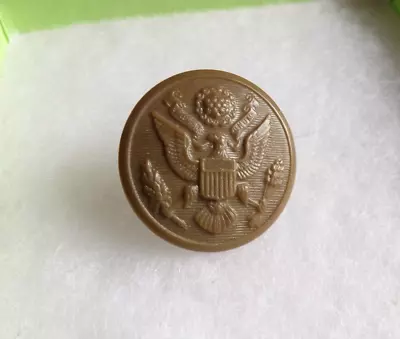 Vintage US ARMY WWII Vegetable Ivory Button - Officer's Coat • $5