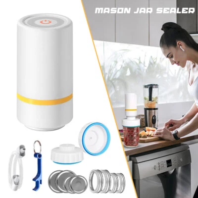 $21.99 • Buy Sealer Jar Vacuum Kit Foodsaver Jars Canning Mouth Wide Hose Saver New Jar