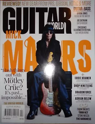 Guitar World Magazine - Apr 2024 - Mick Mars Adrian Belew Frank Infante Li • $7.45