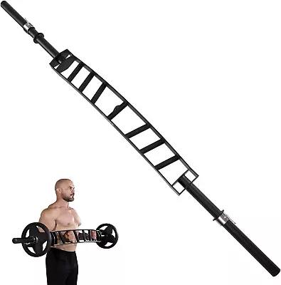 Yes4All Multi Grip Barbell & Cable Attachment - Swiss Bar American Bar For Grea • $138.23