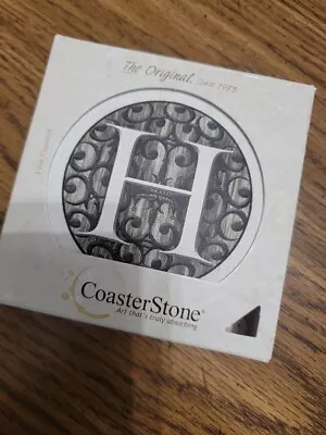 CoasterStone Monogram H Coasters • $18