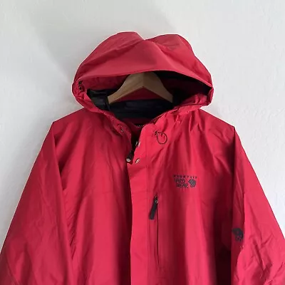 Mountain Hardwear Men's Exposure 2 Gore-Tex Paclite Jacket XL Desert Red • $140