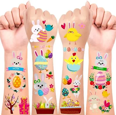 £2.99 • Buy Easter Tattoos Stickers Kids Skin X80 For Girls Boys Novelty Party Bag Fillers